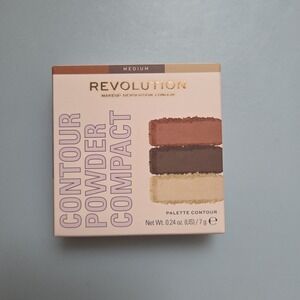 Makeup Revolution London‎ Contour Powder Compact MEDIUM  0.24 oz Palette